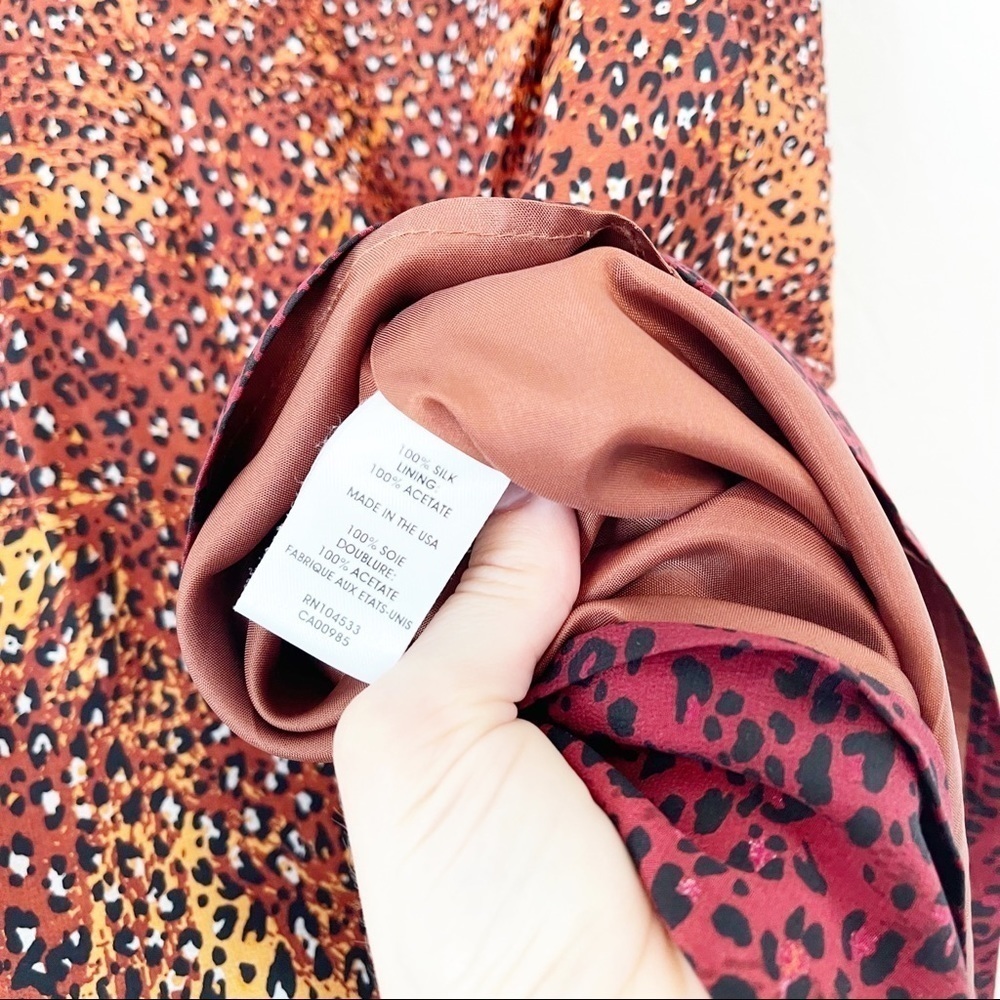 Nanette Lepore Women's Firefly Satin Mini Dress Cocktail Pockets Sleeveless 0 - Picture 6 of 7